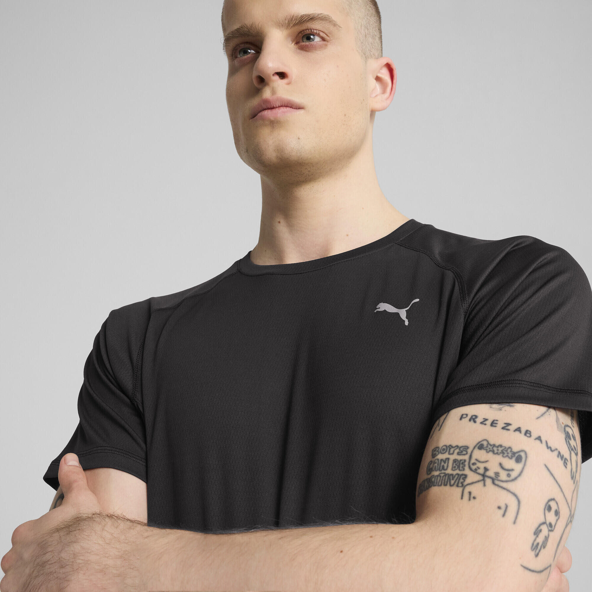 VELOCITY hardloopshirt voor heren PUMA Black 3/7