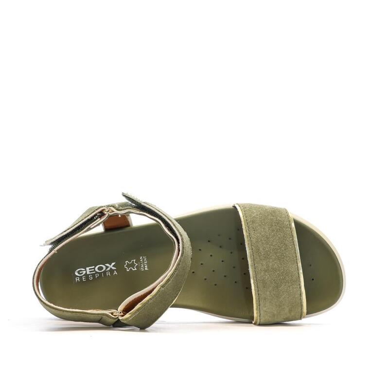 Sandales Kaki Femme Geox Xand