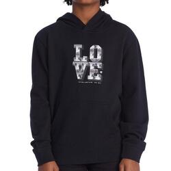 Sweat à Capuche Noir Garçon Dc shoes Blabac