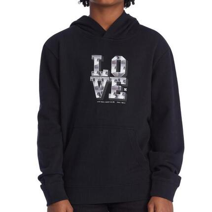 Sweat à Capuche Noir Garçon Dc shoes Blabac