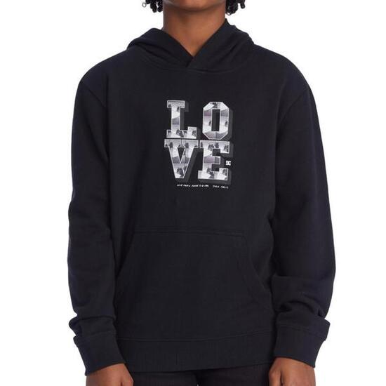 Sweat à Capuche Noir Garçon Dc shoes Blabac