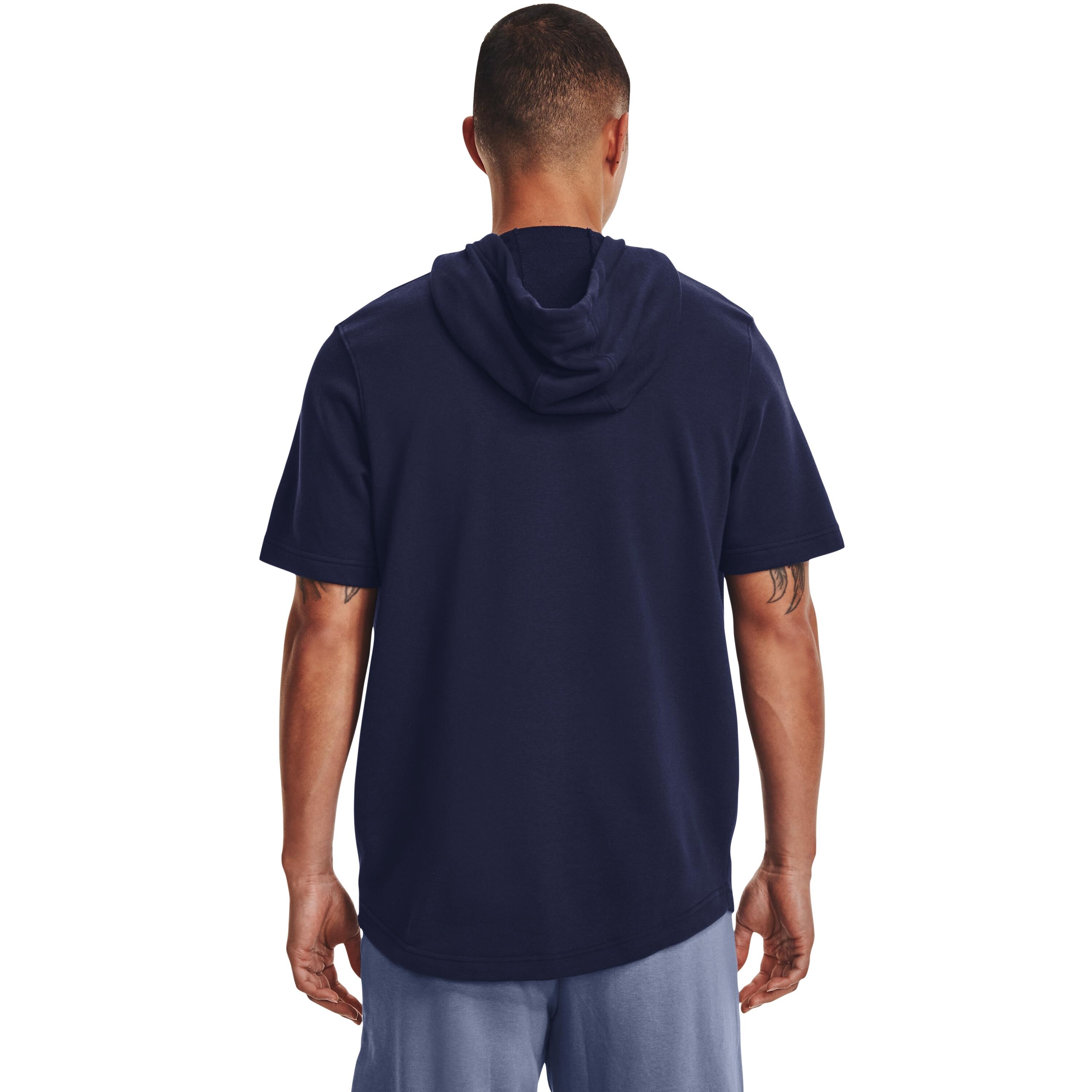 Capuchon met korte mouwen Under Armour Rival Terry LC 5/6