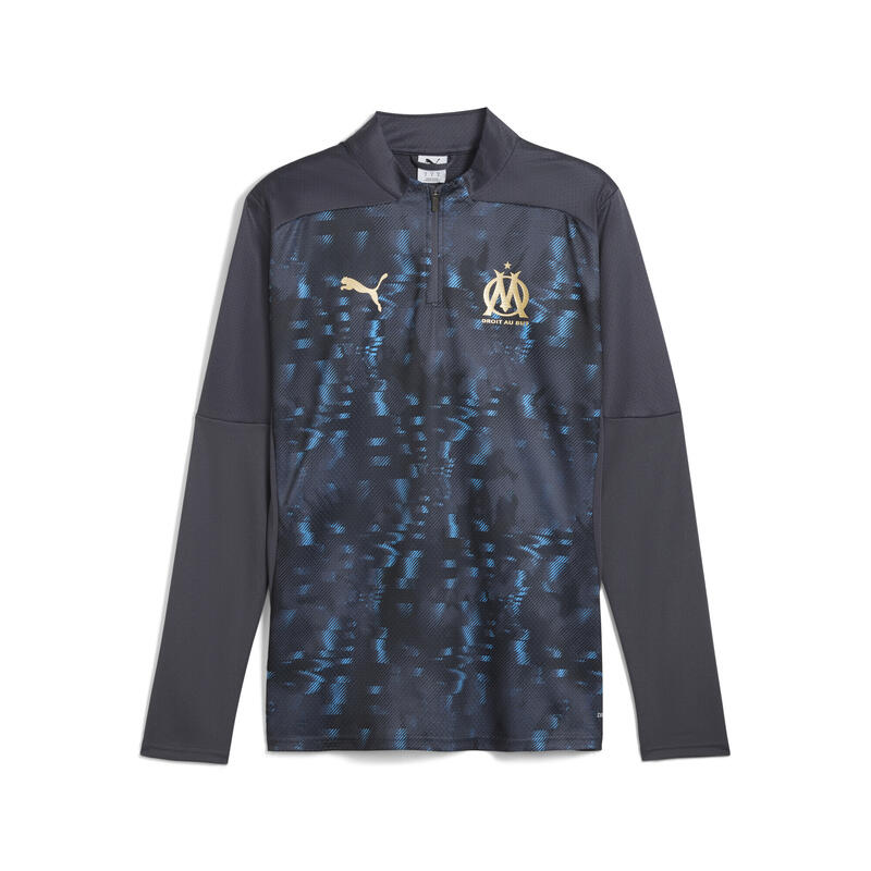 Olympique de Marseille Pre–match Quarter–Zip Top Men PUMA