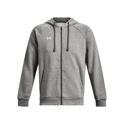 Fleece hoodie met volledige rits under armour rival