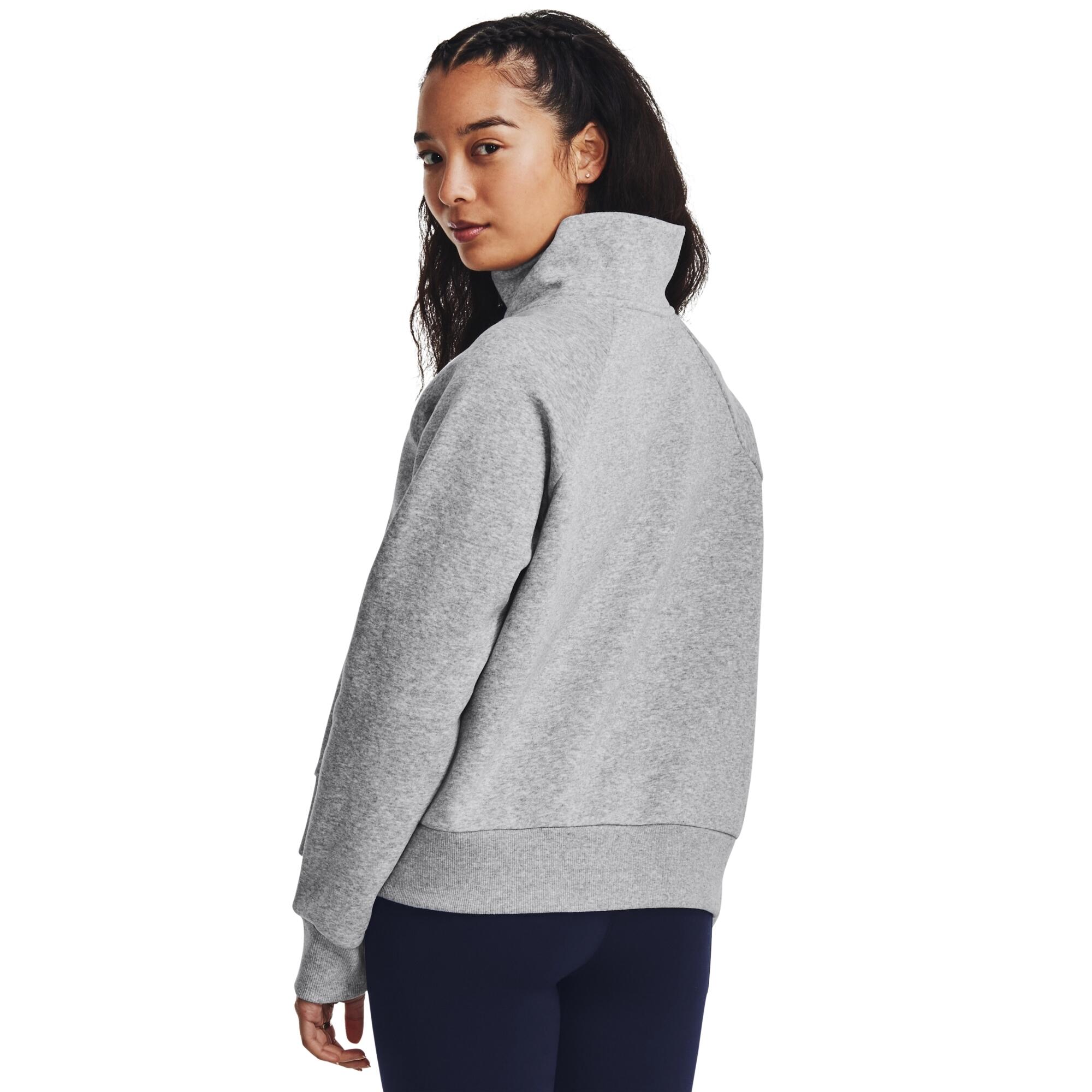 Sweatshirt 1/2 zip molleton femme Under Armour Rival 5/6