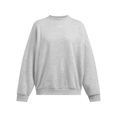 Oversized ronde hals sweatshirt voor dames under armour icon fleece