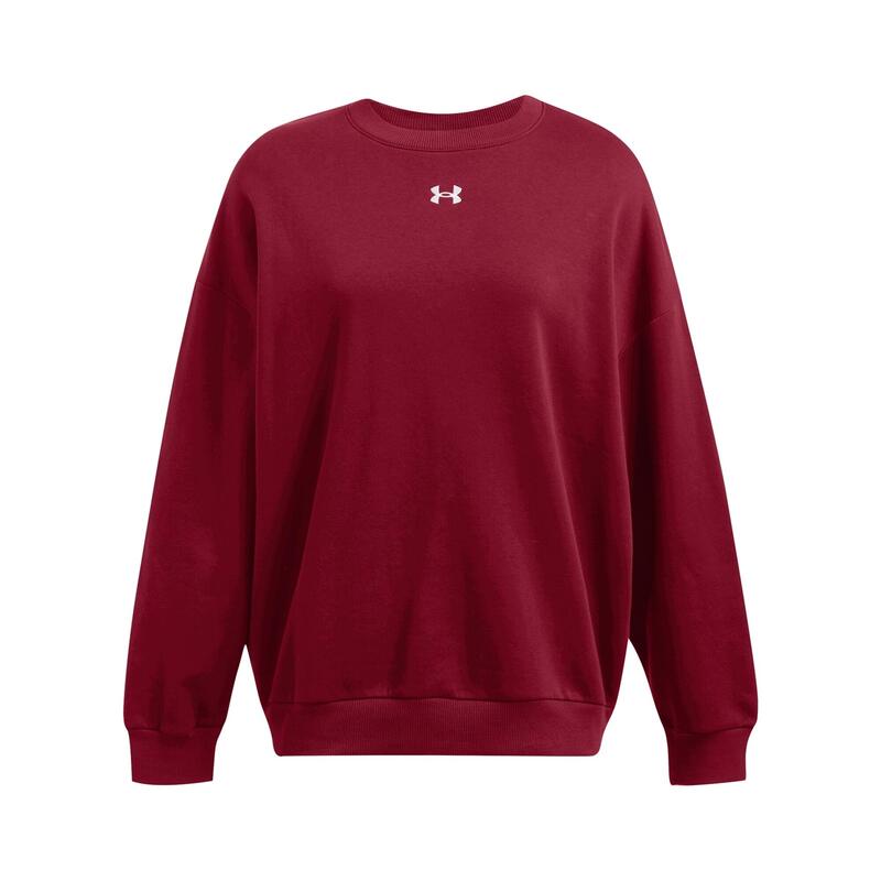 Oversized ronde hals sweatshirt voor dames Under Armour Rival Fleece
