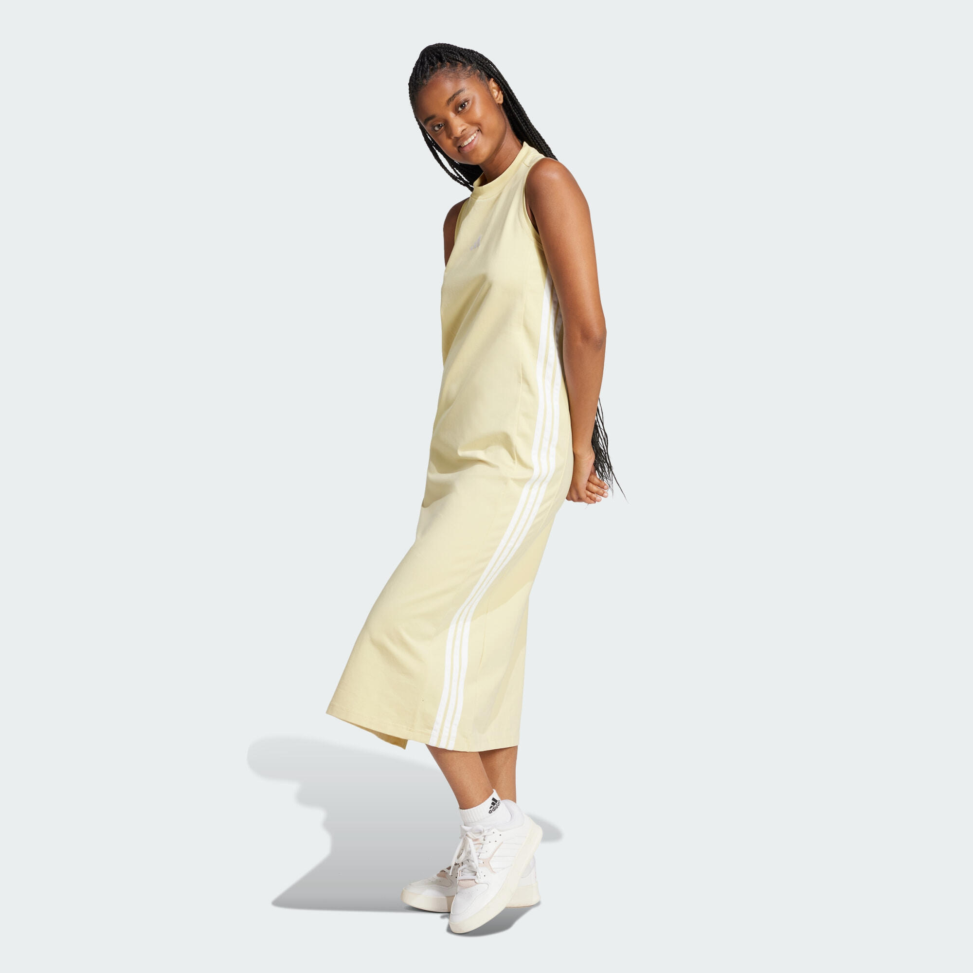 ADIDAS Essentials 3-Stripes Lange Racerback Jurk