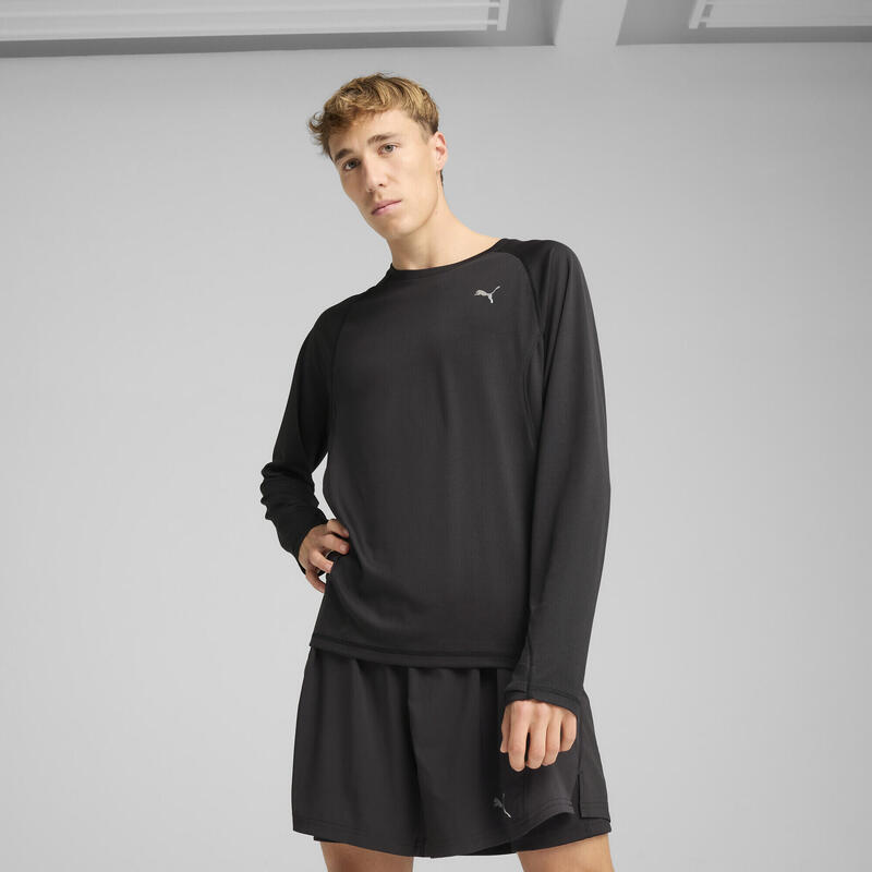 Haut de running à manches longues VELOCITY Homme PUMA Black