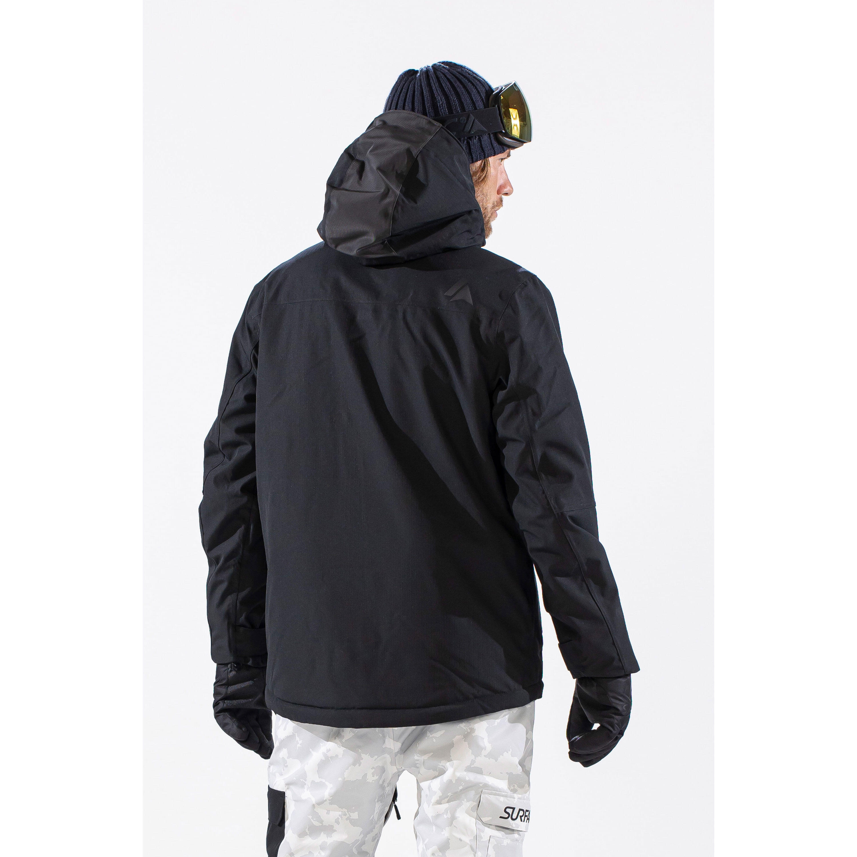 Avalanche  Mens Ski Jacket Black 3/7