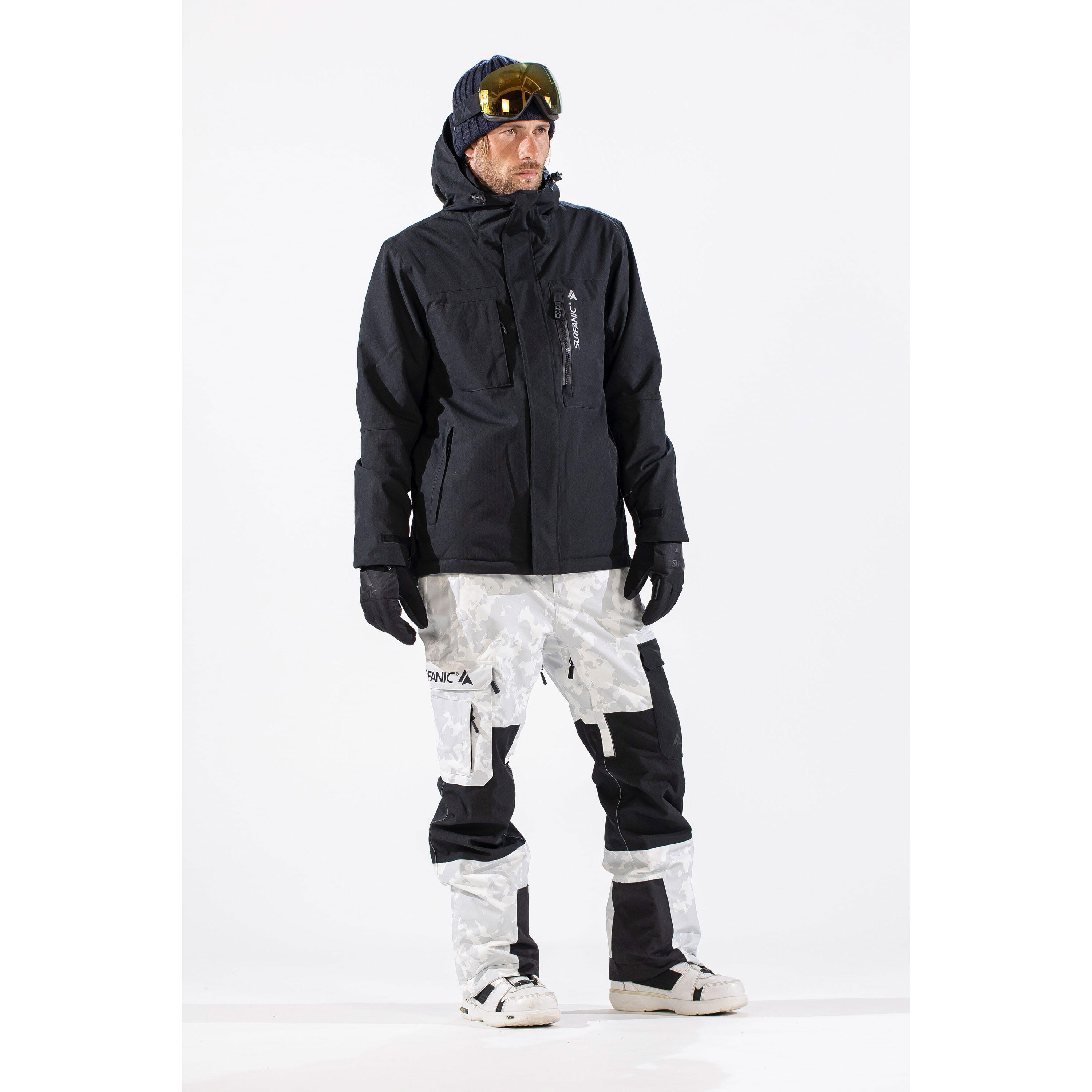 Avalanche  Mens Ski Jacket Black 2/7