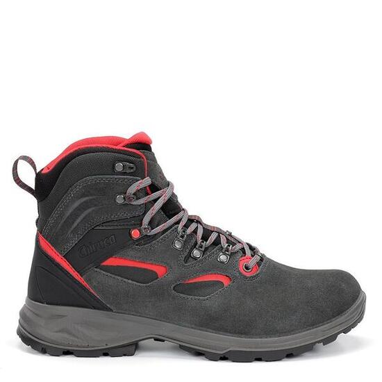 Botas Montaña Hombre Chiruca Estepa 19 Gore Tex Gris/Rojo. Impermeable