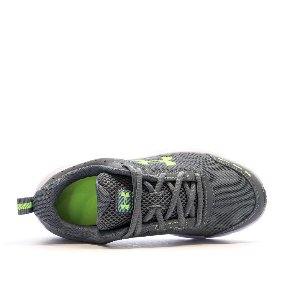 Chaussures de Running Gris /Vert Garçon Under Armour Assert 10 4/7