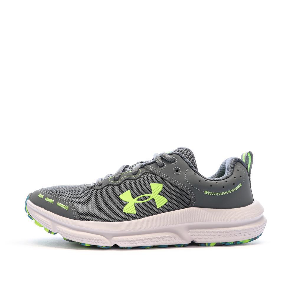 Pantofi de alergare Under Armour Assert 10 pentru băieți Gri/Verde