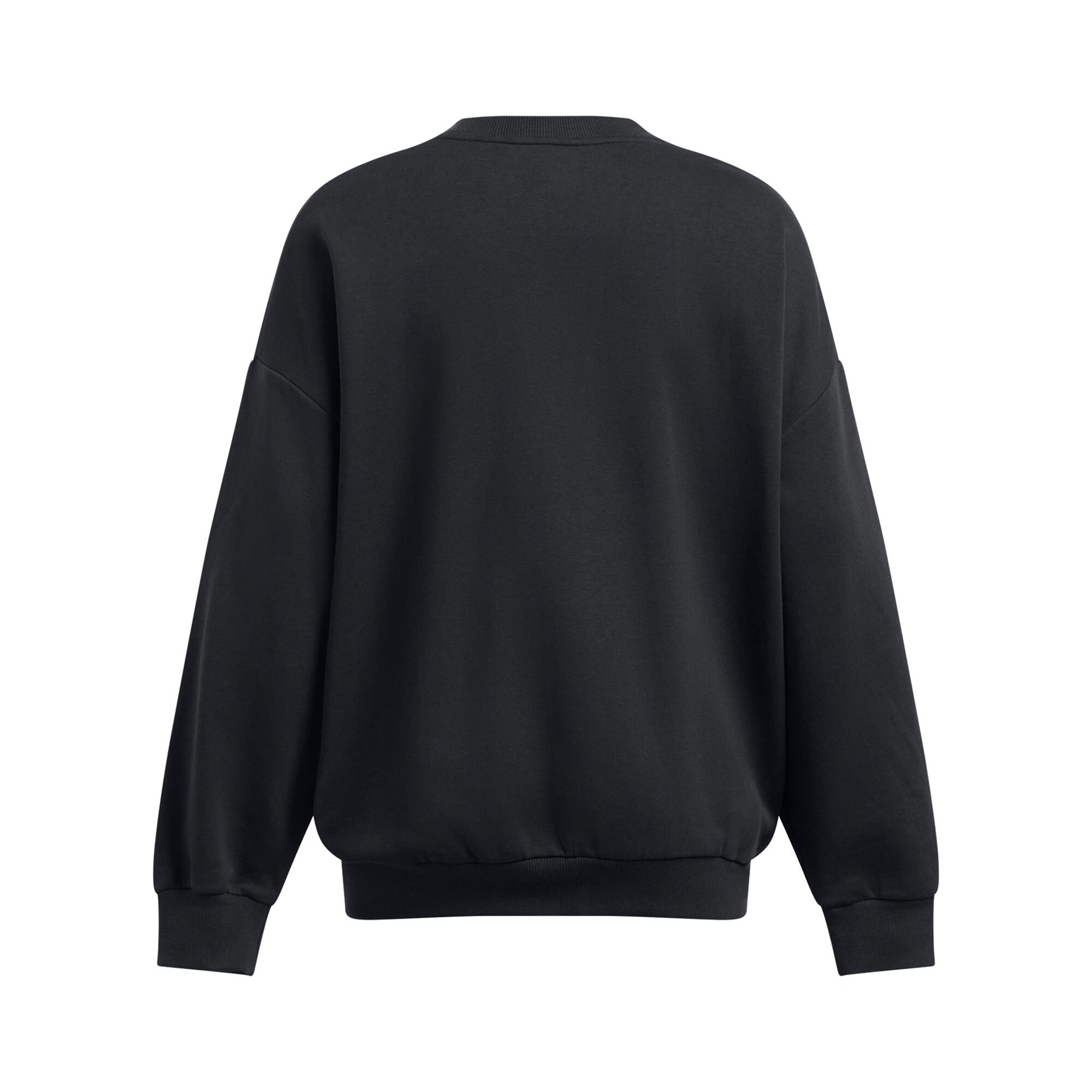 Oversized ronde hals sweatshirt voor dames Under Armour Icon Fleece 3/5