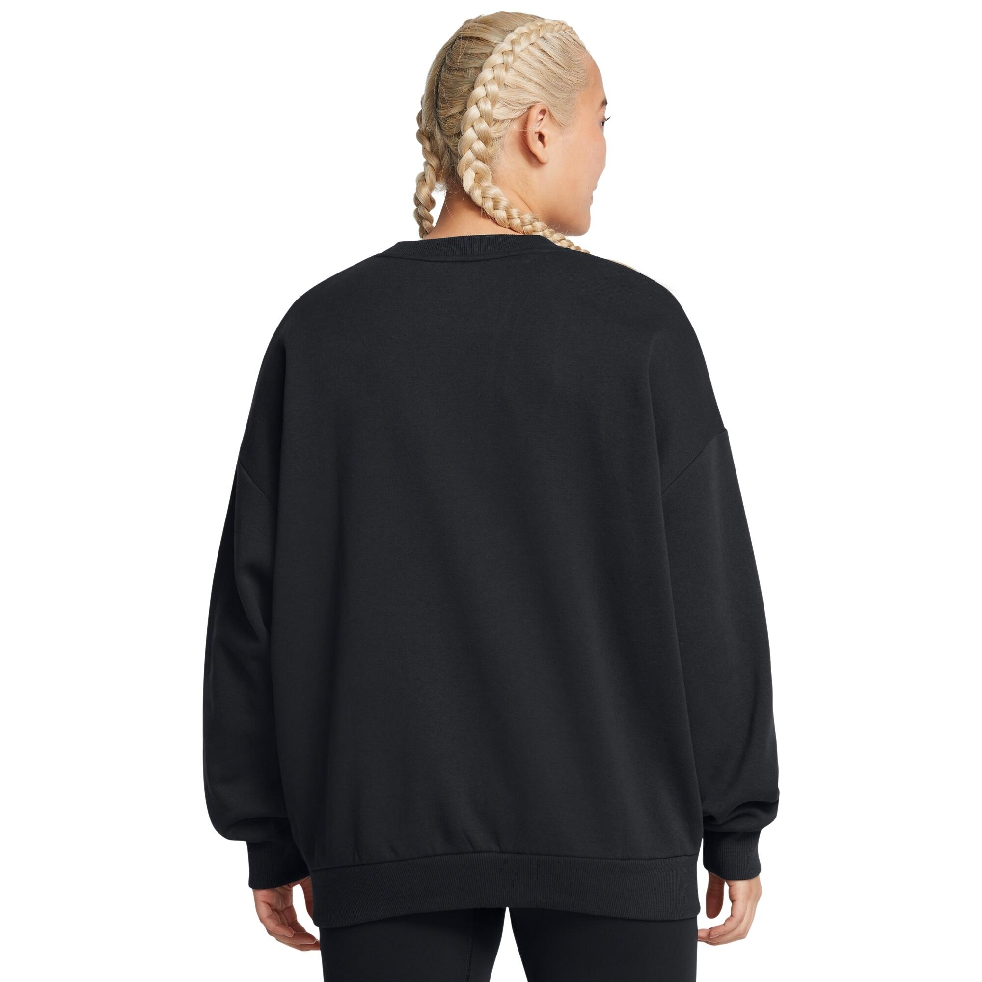Oversized ronde hals sweatshirt voor dames Under Armour Icon Fleece 4/5