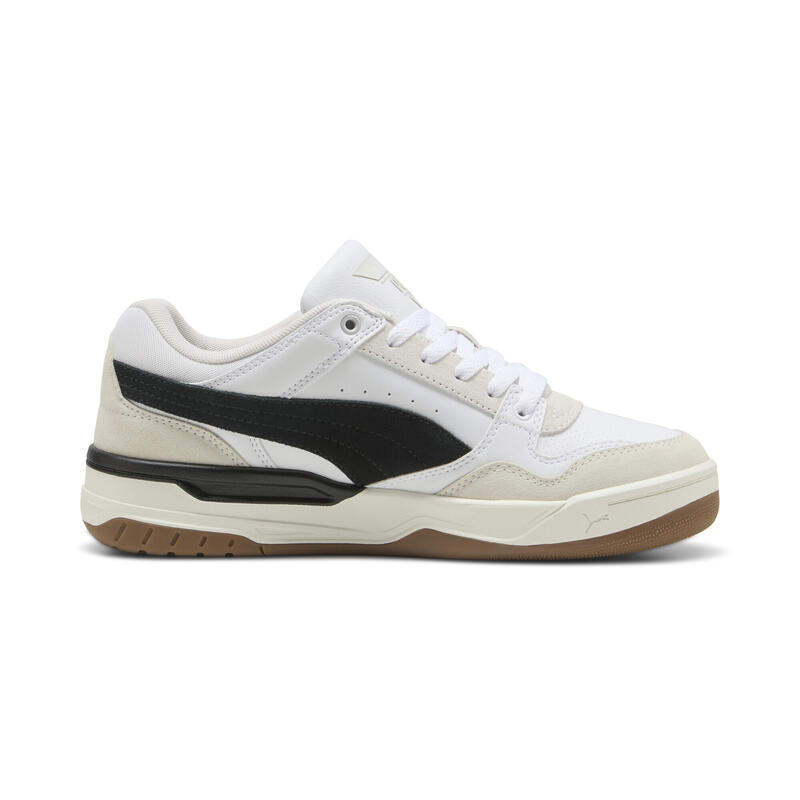 Sneakersy unisex Rebound Retro PUMA White Black Feather Gray