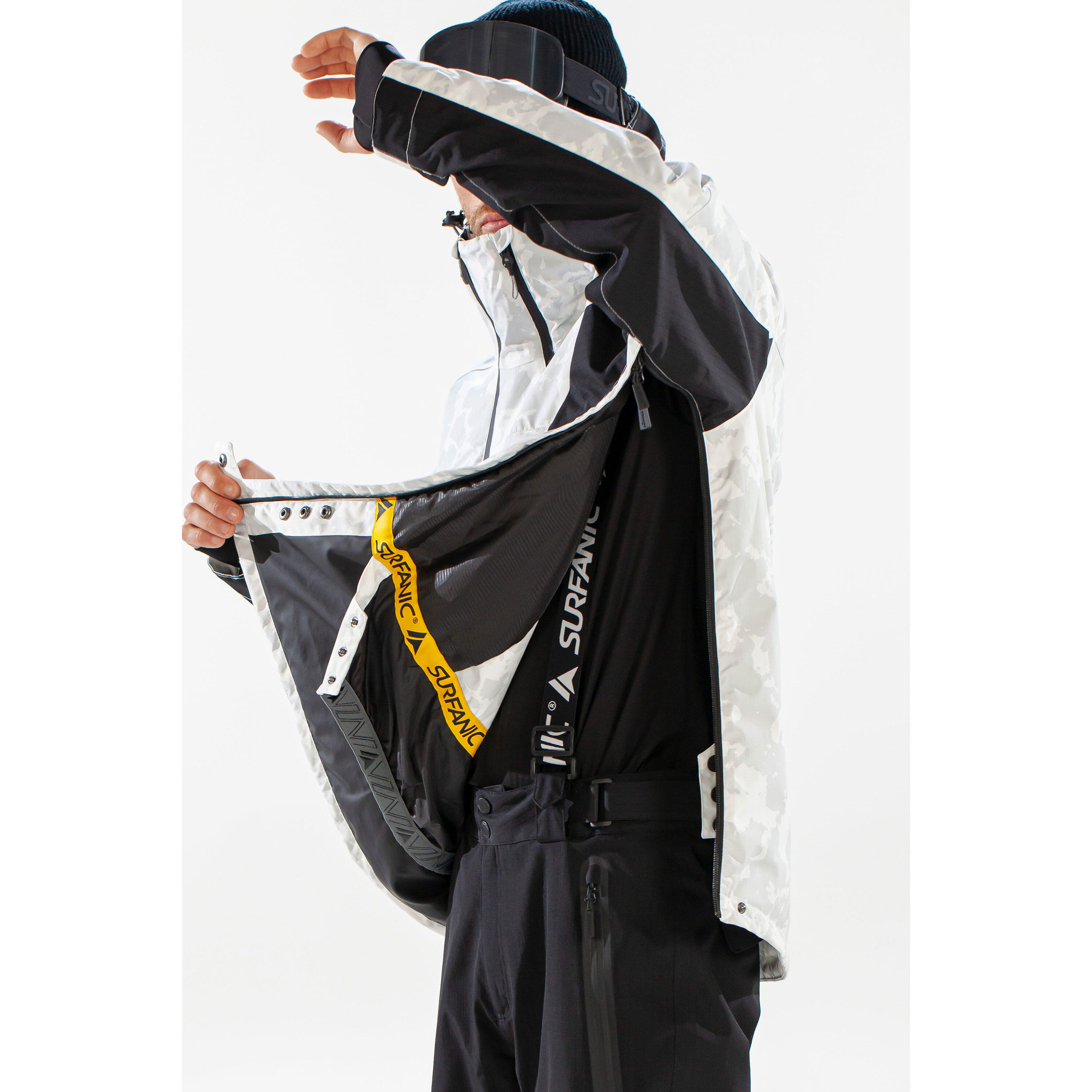 Whiteroom Map Ski Jacket White 7/7