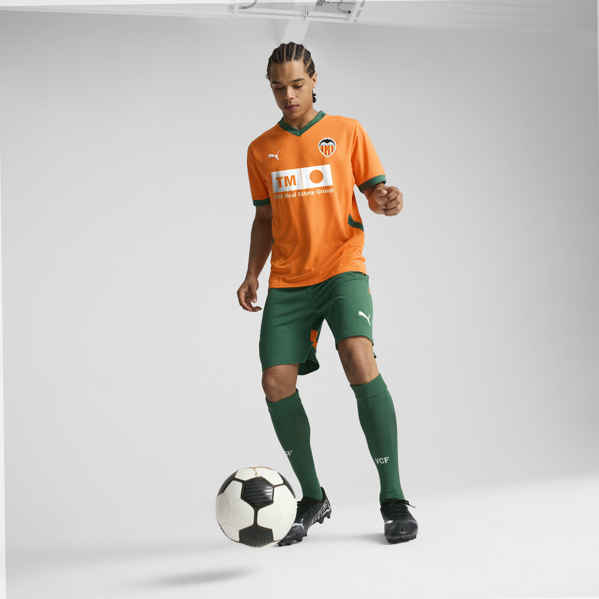 Valencia CF 24/25 derde shirt voor heren PUMA Rickie Orange Vine 4/7