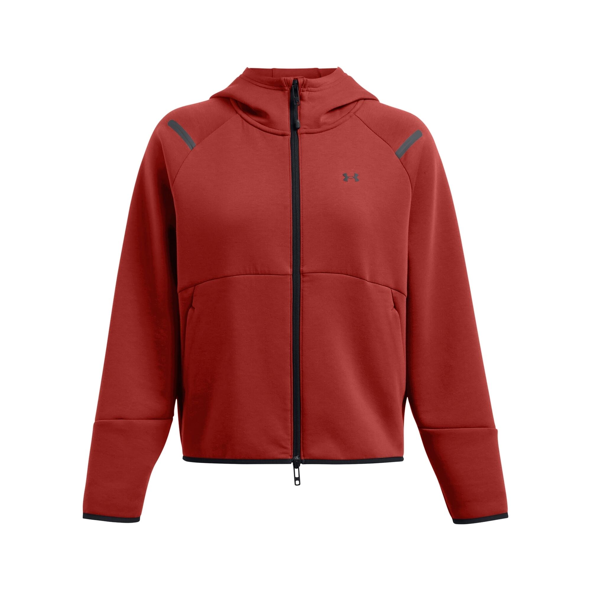 Under Armour - Blouson Femme Under Armour Unstoppable Fleece - Veste - Noir|orange - 40 M - Decathlon