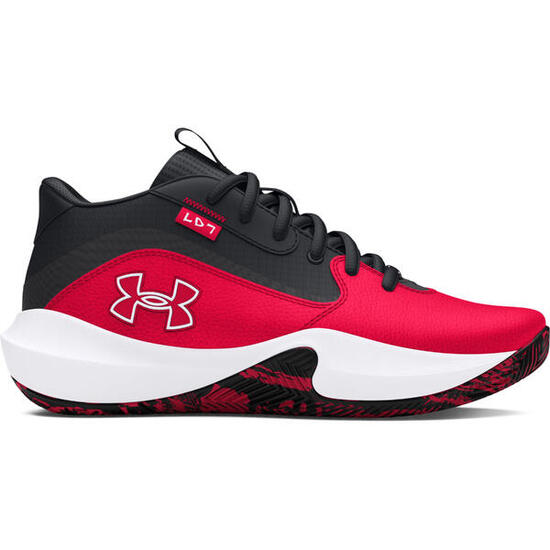 Zapatillas baloncesto Niño Under Armour Lockdown 7 Blanco