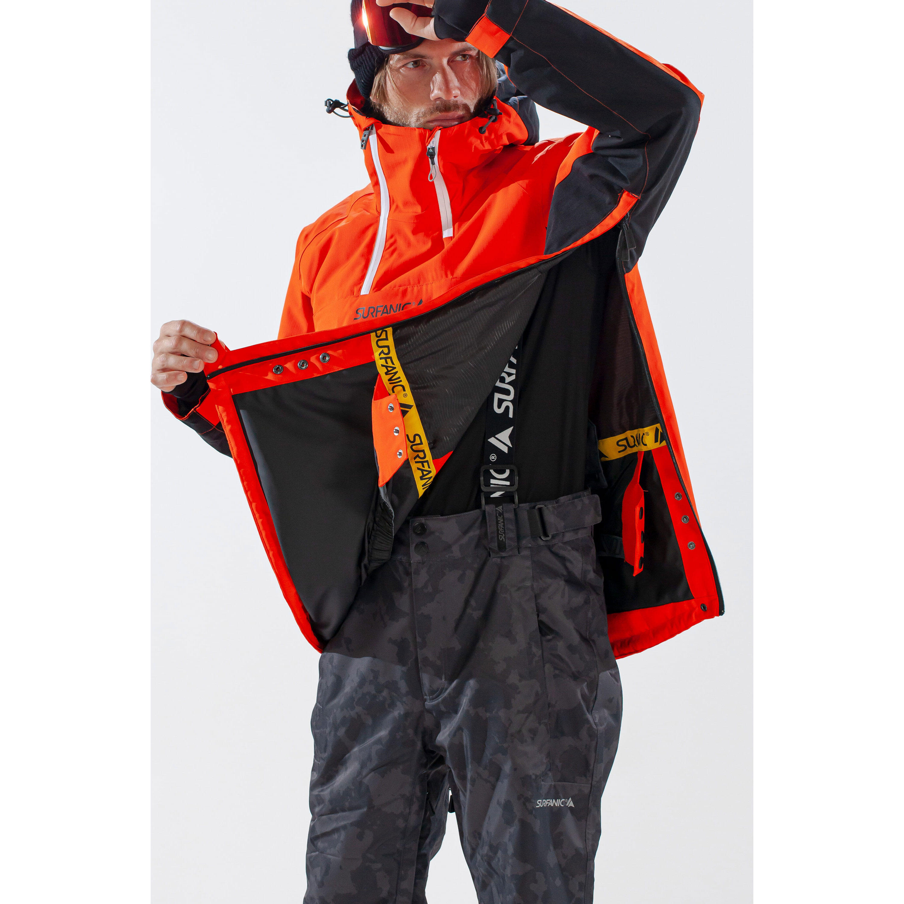 Whiteroom Hypadri Ski Jacket Fiesta Orange 7/7
