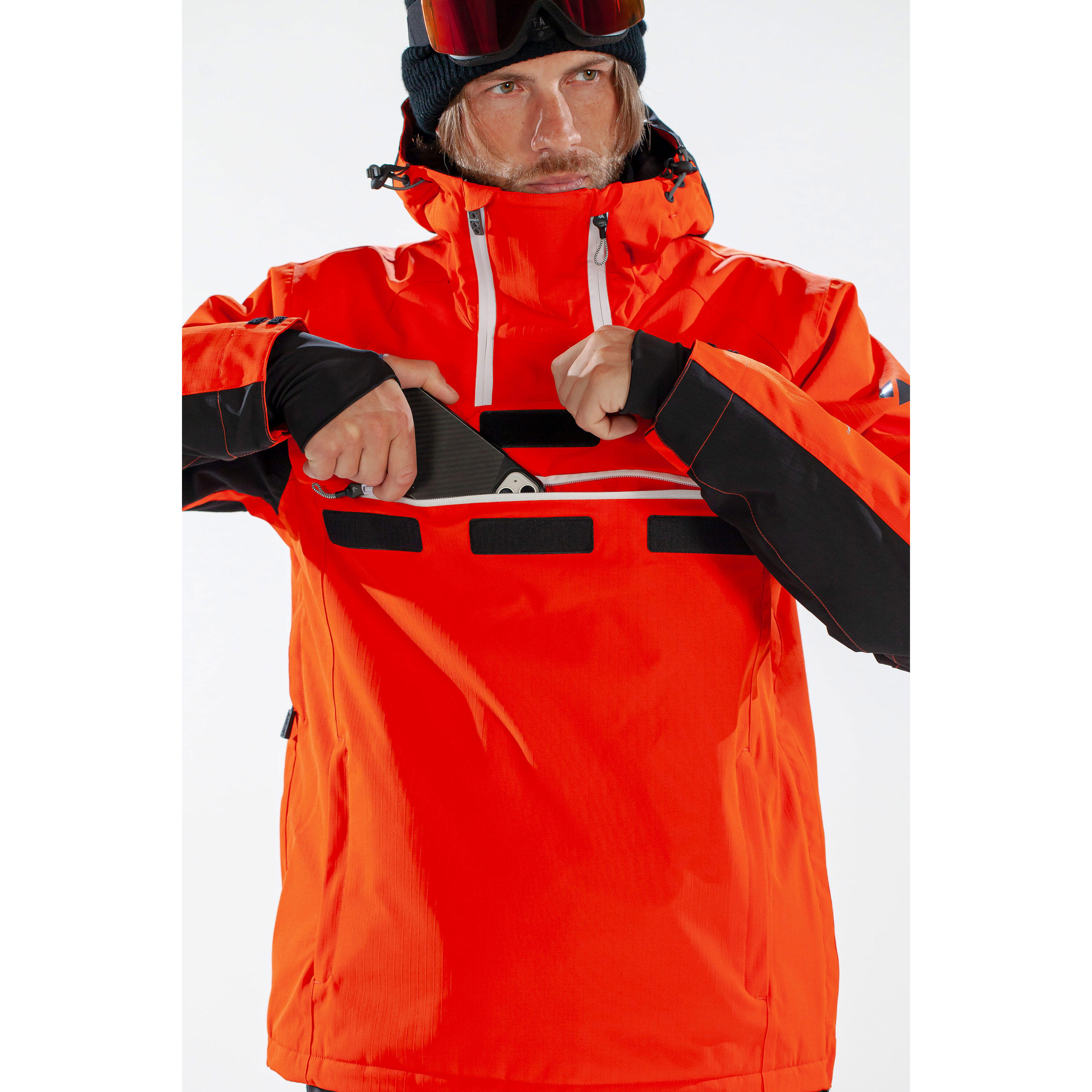 Whiteroom Hypadri Ski Jacket Fiesta Orange 5/7
