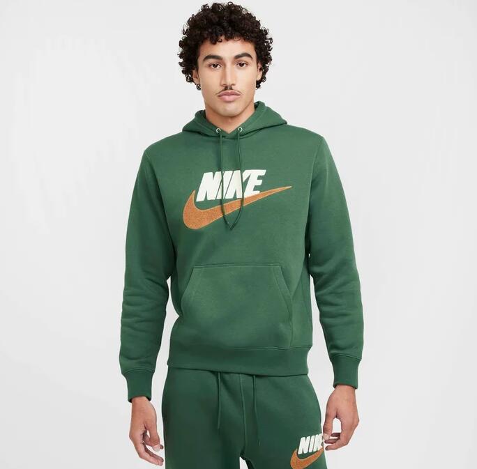 Nike felpa uomo verde online