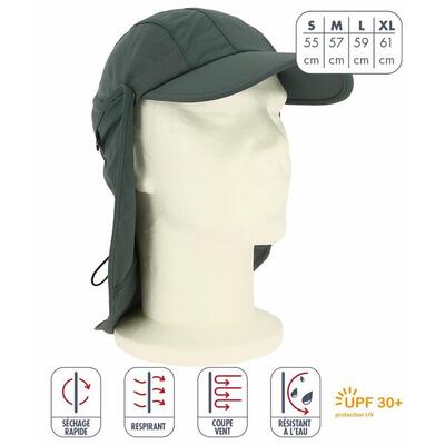 Cappellino con protezione UV con visiera Élémenterre Albatros
