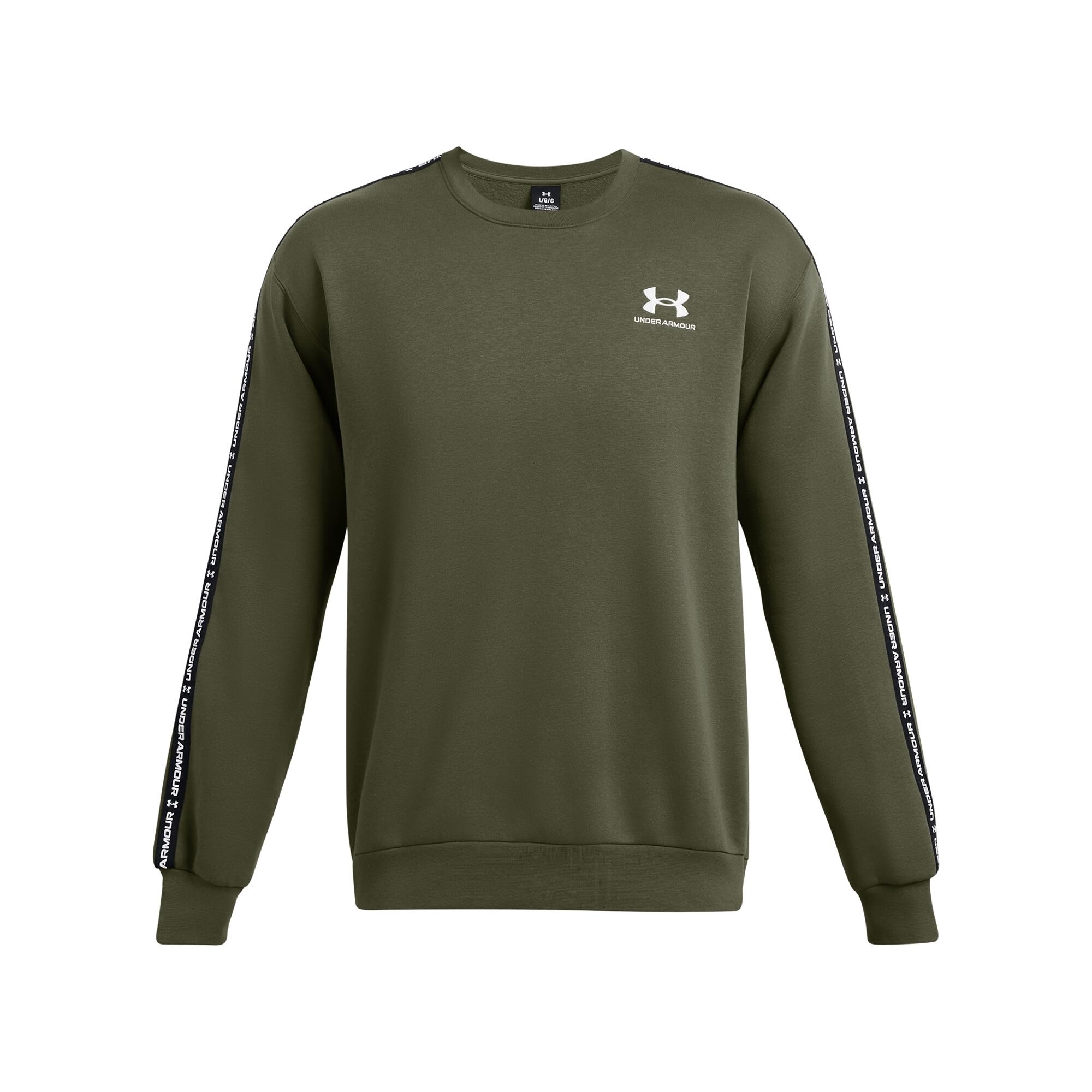 UNDER ARMOUR Sweatshirt met ronde hals en gestreepte logo's Under Armour Icon Fleece