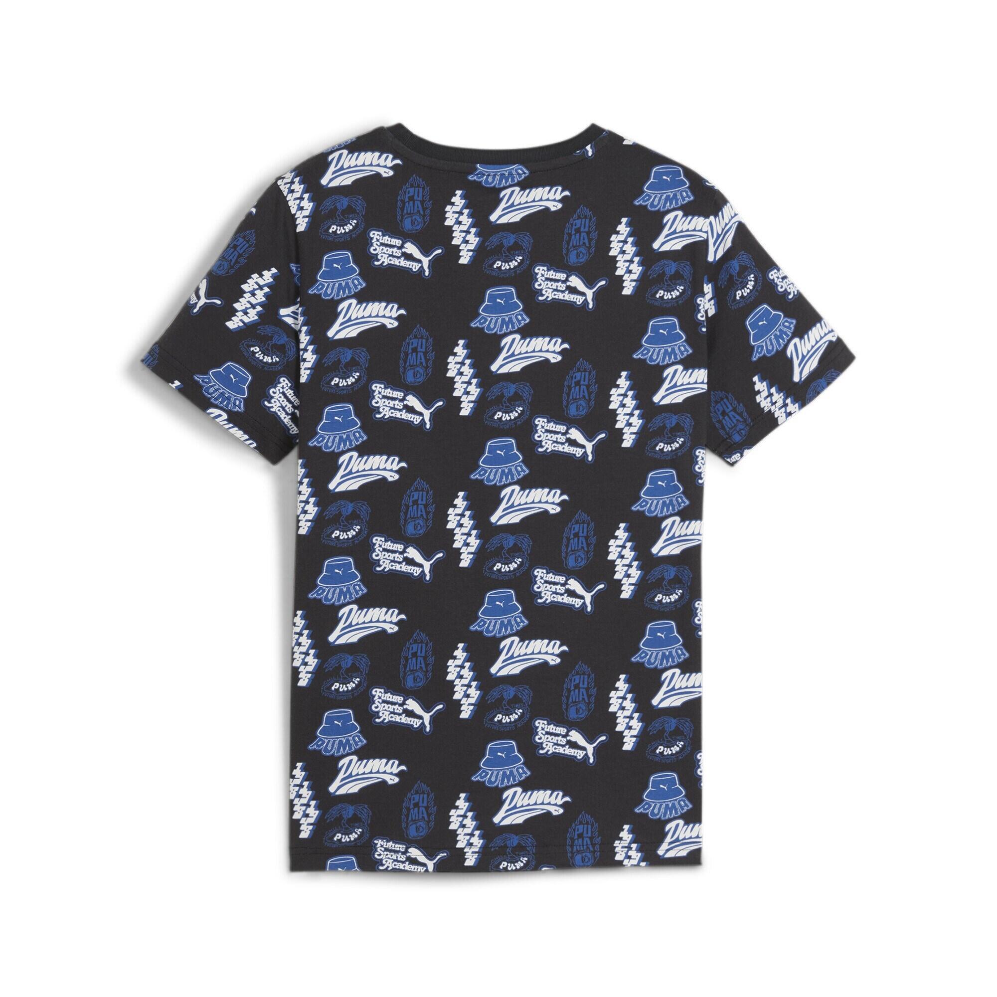 T-shirt Puma modelo 679239-01 para crianças unissex 2/4