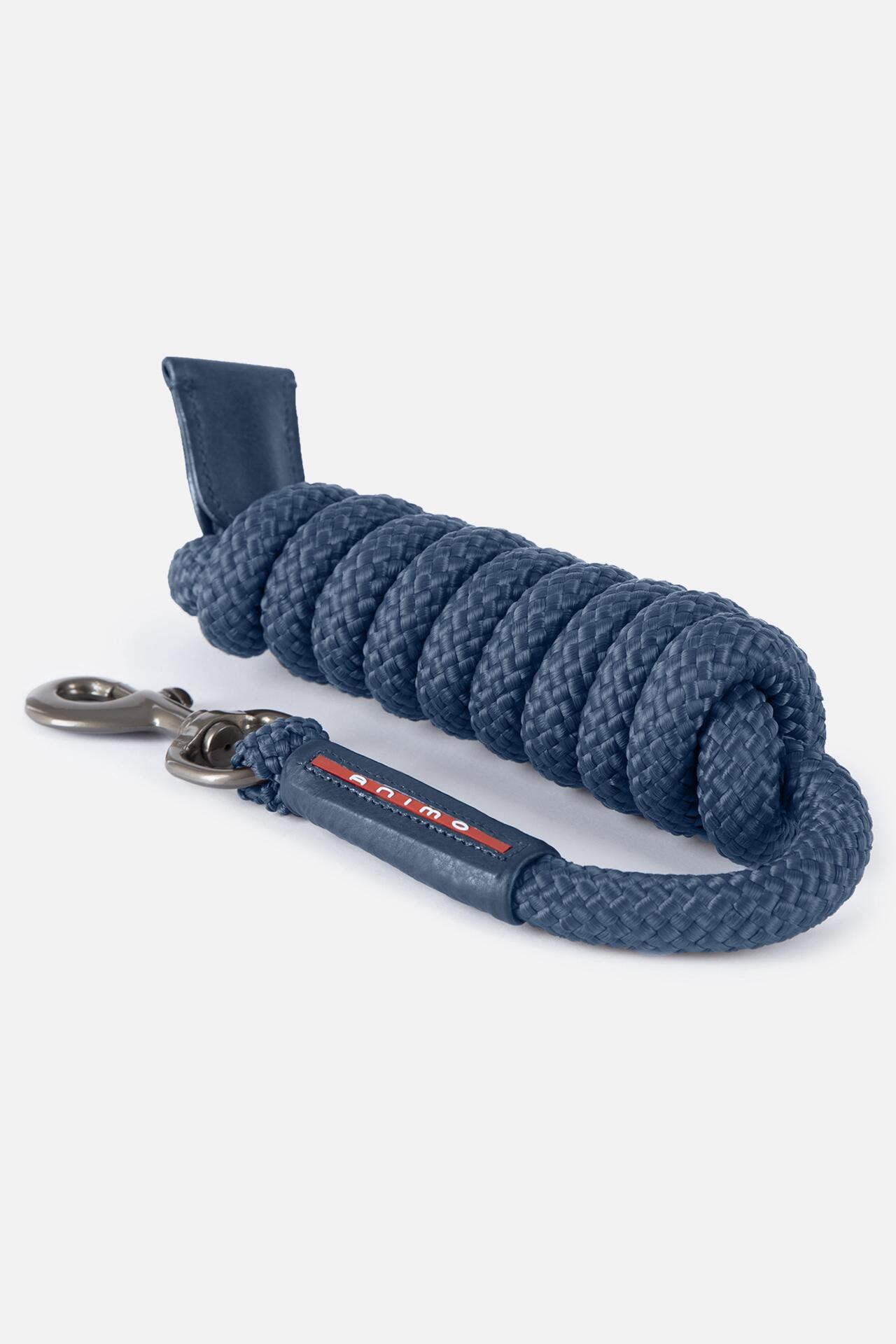 ANIMO ITALIA Longeerlijn  Navy Halstertouw Ulet - Animo Italia