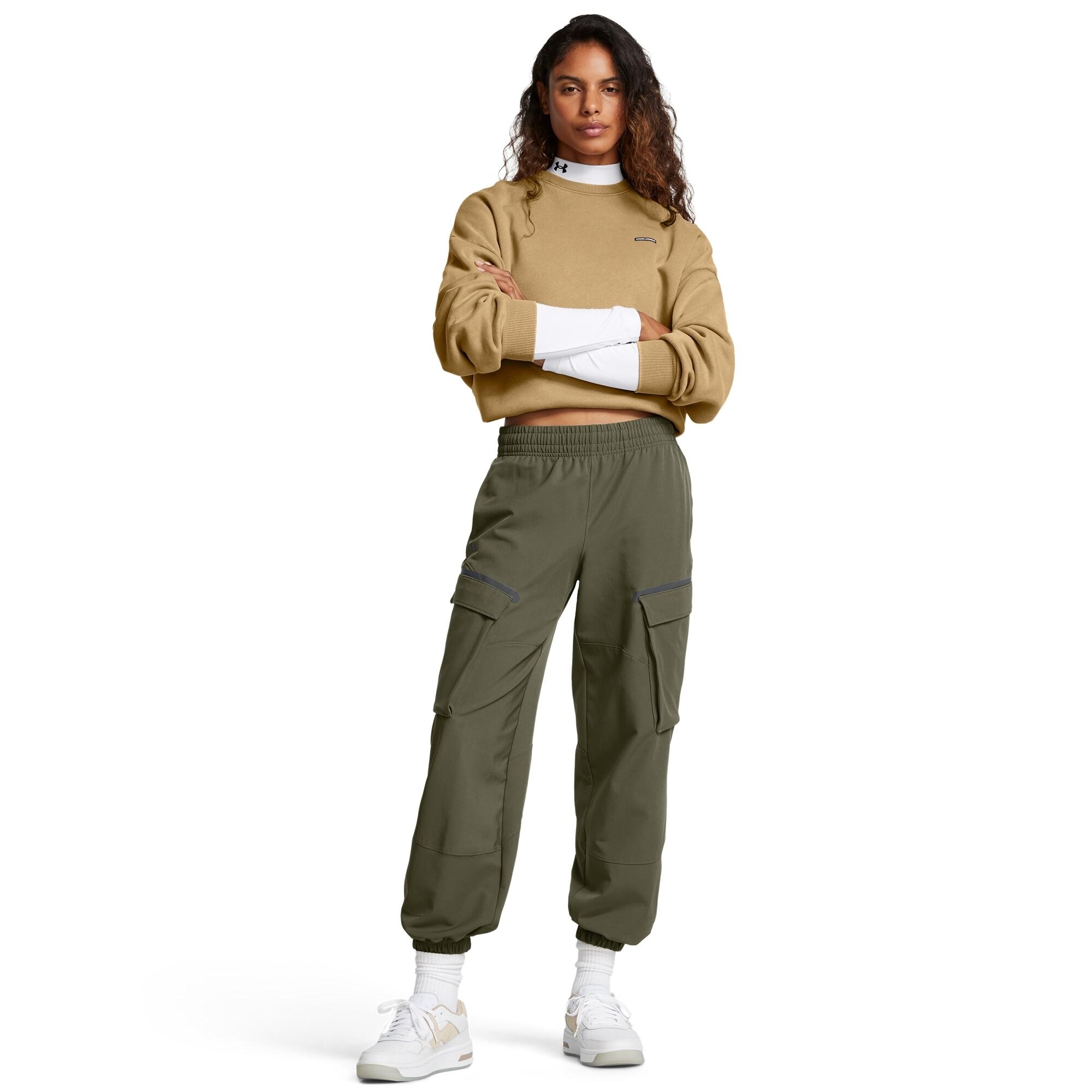 Dames cargo broek Under Armour Unstoppable 3/6