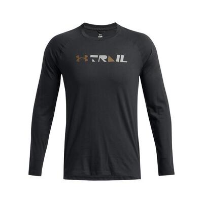 T-shirt met lange mouwen under armour trail run