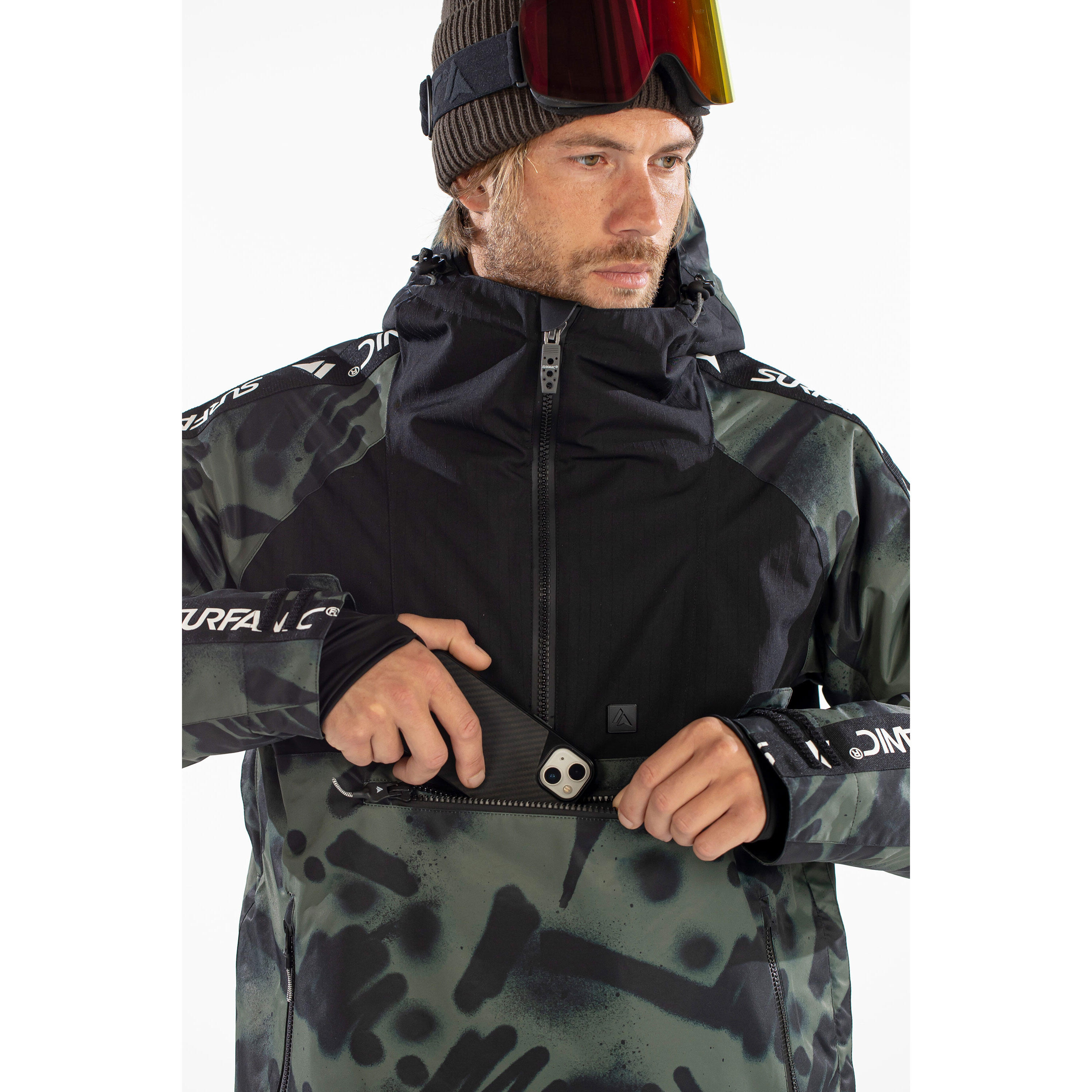Lowride Vandal Ski Jacket Khaki 4/7