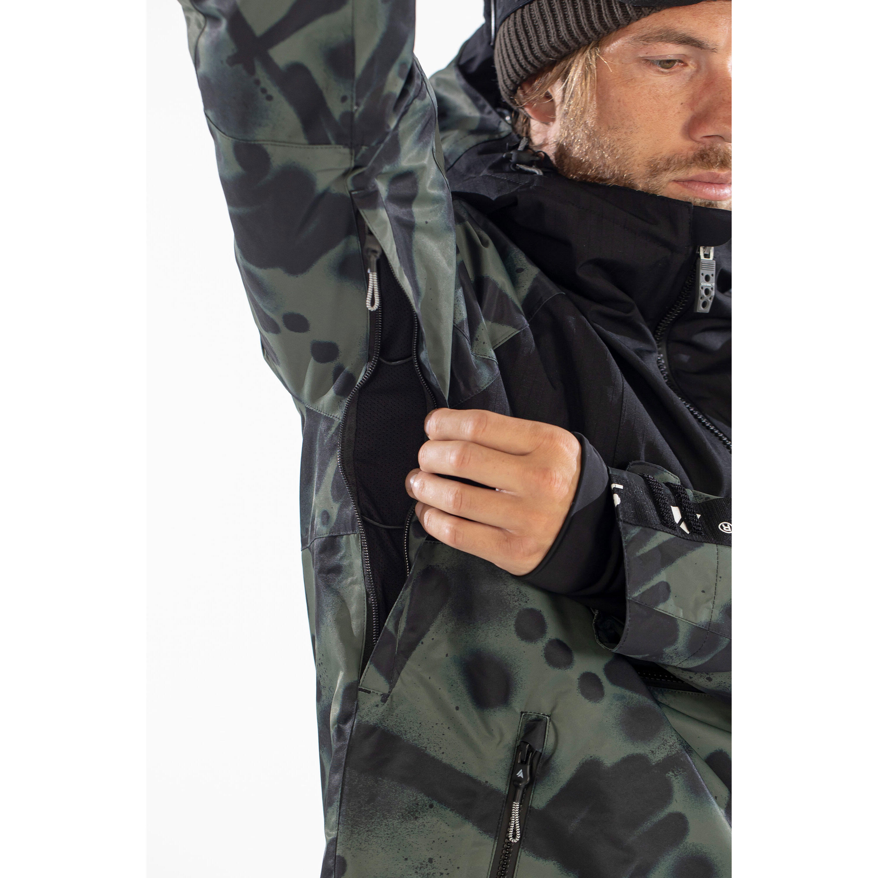 Lowride Vandal Ski Jacket Khaki 5/7