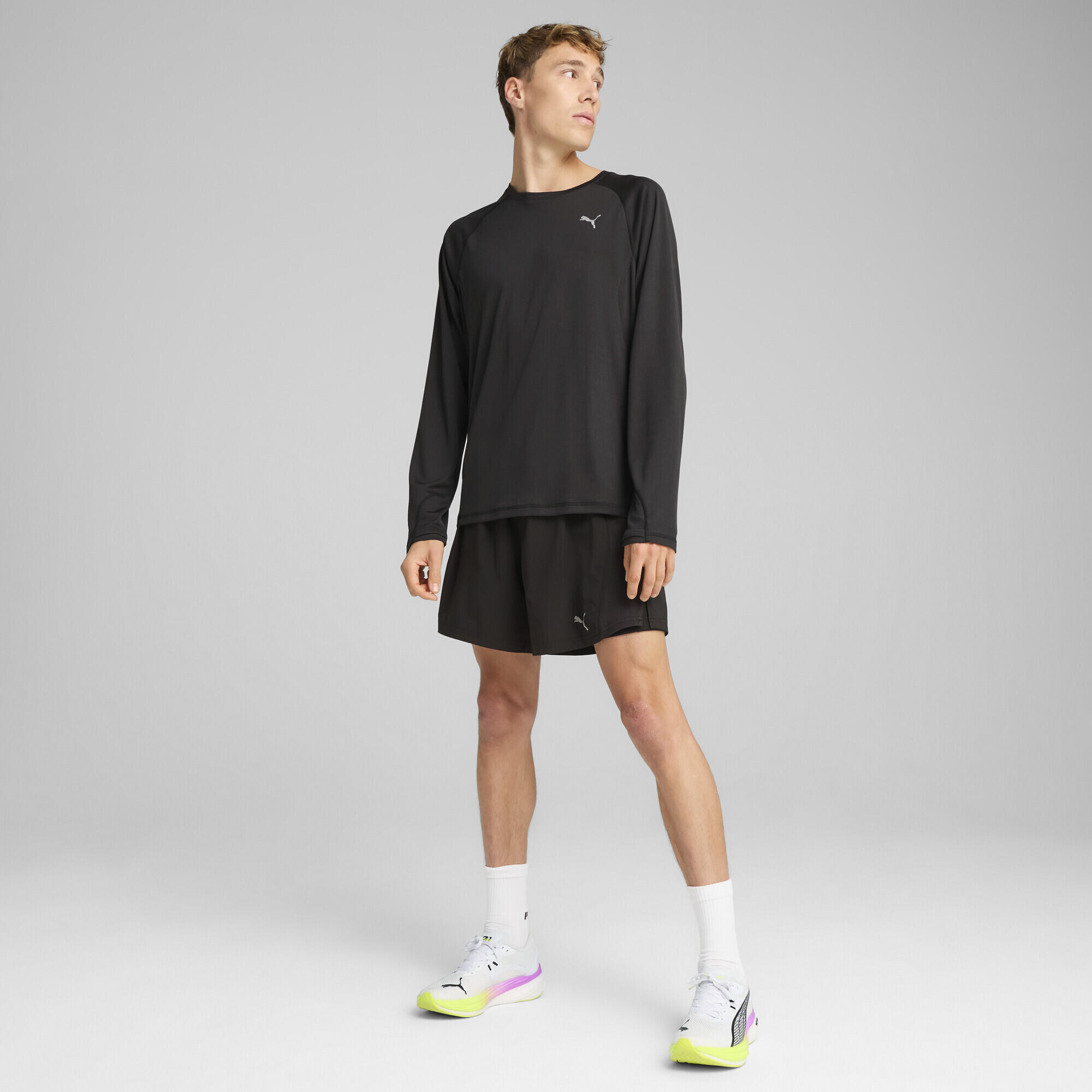 Haut de running à manches longues VELOCITY Homme PUMA Black 6/7