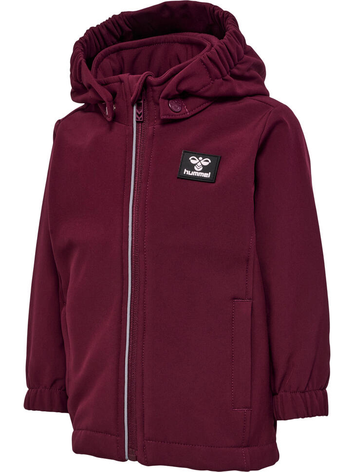 Kurtka przeciwdeszczowa z kapturem dla dziewczynki Hummel Mars Tex Mini Softshel