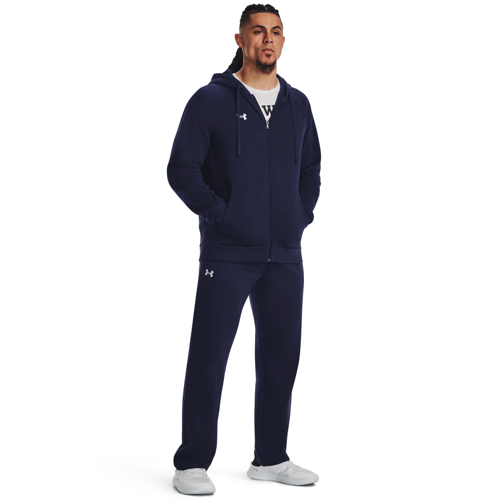 Fleece hoodie met volledige rits Under Armour Rival 2/6