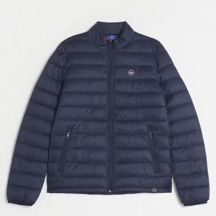 Men's Navy Puffer Jacket TBS Biabl