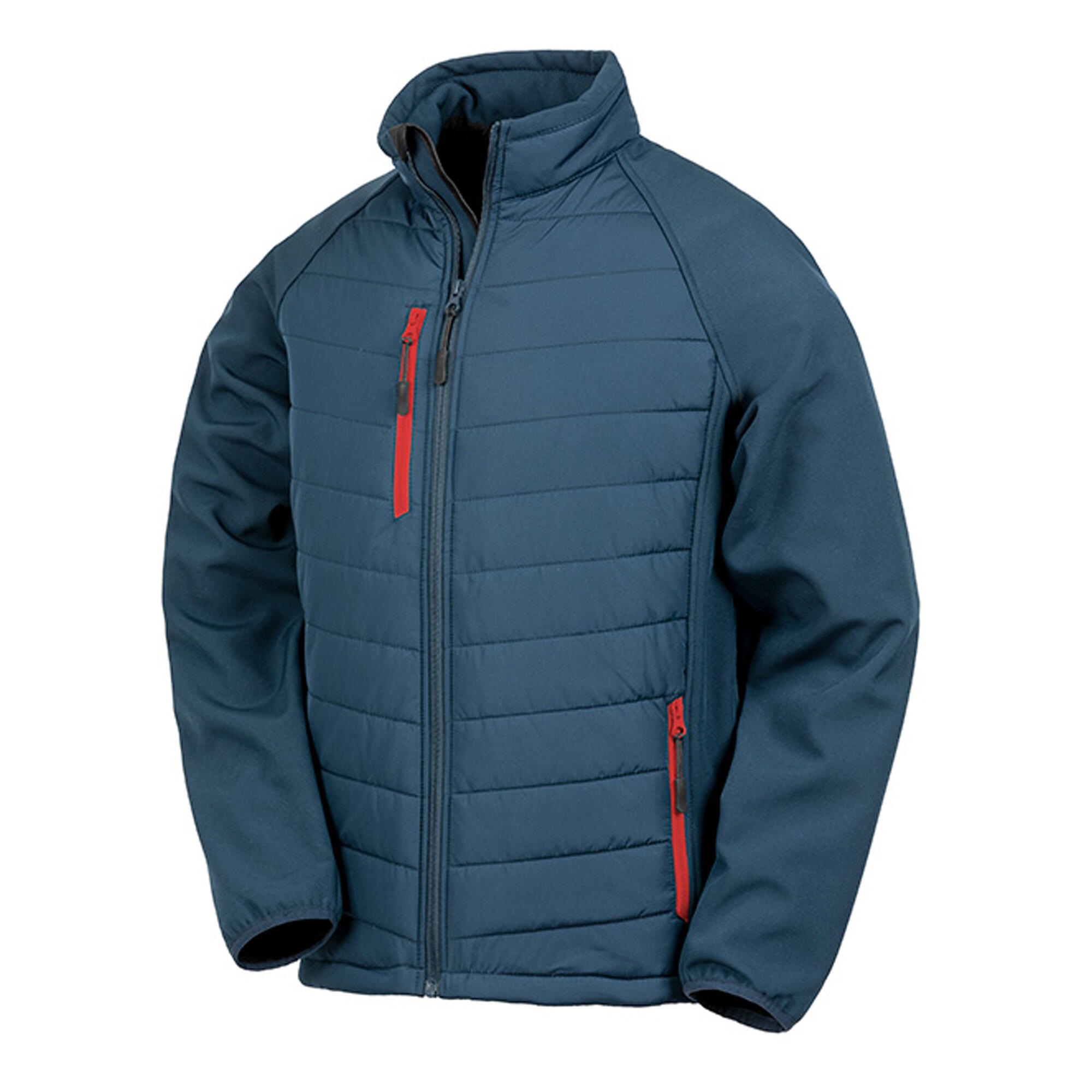 Result Mens Black Compass Padded Soft Shell Jacket