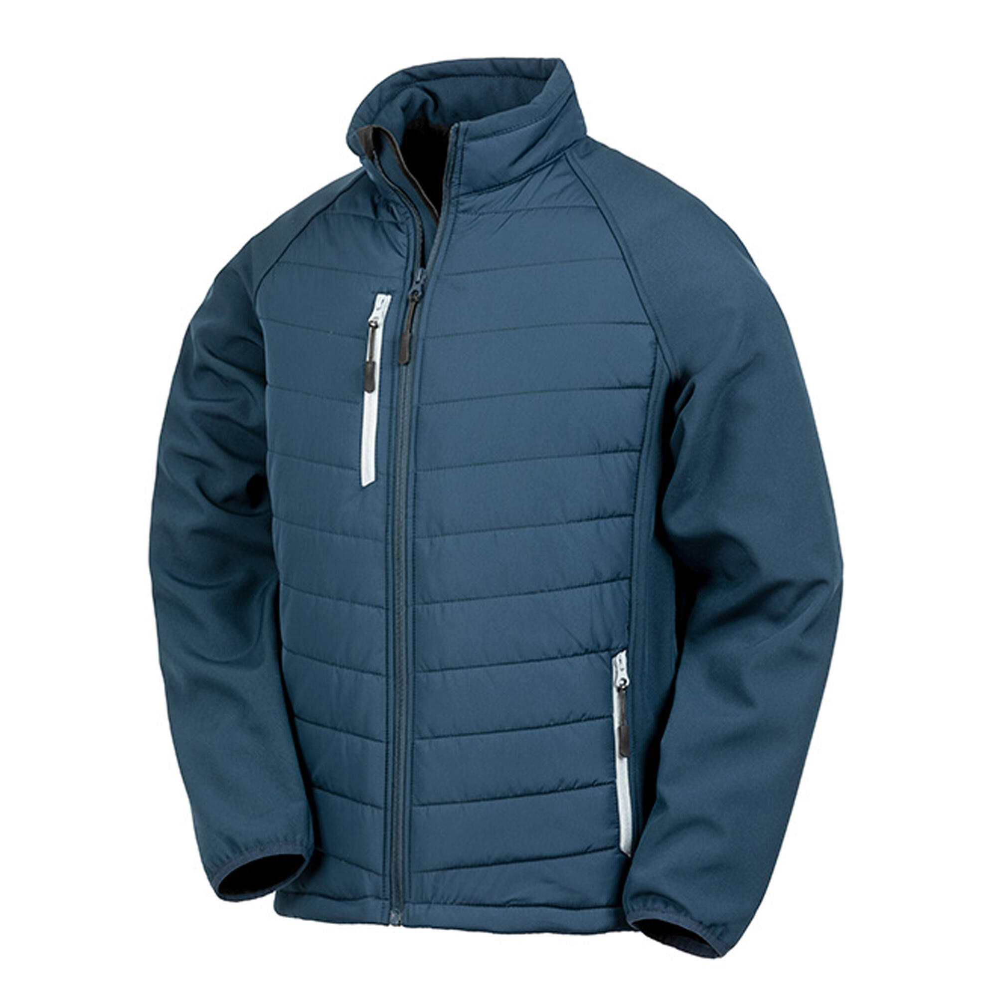 Result Mens Black Compass Padded Soft Shell Jacket