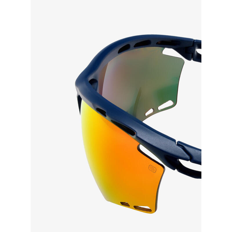 Okulary Rudy Project Propulse - blue navy matte - multilaser orange