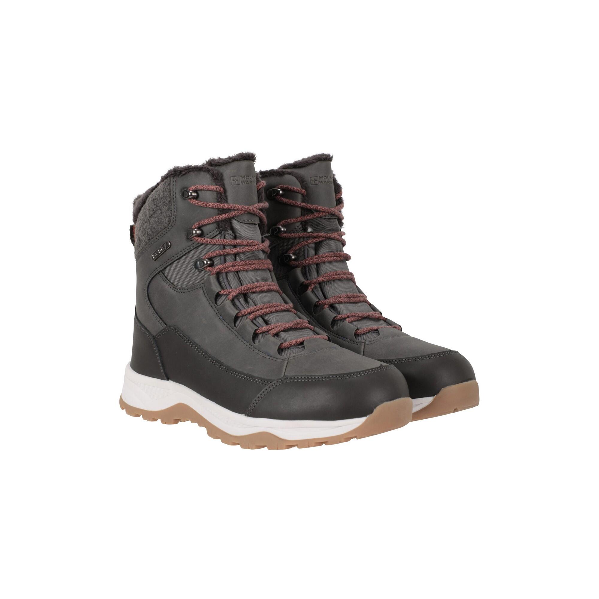 Mountain Warehouse Womens/Ladies Tundra Leather Snow Boots