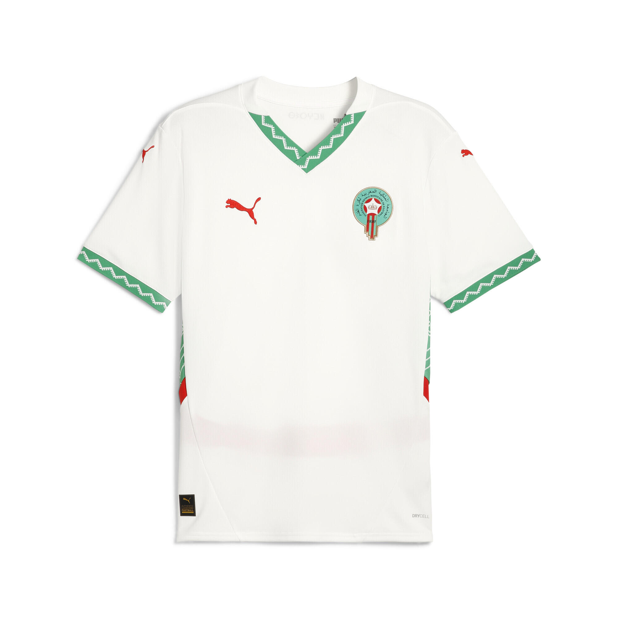 PUMA Camiseta 2.ª equipación Marruecos 2025 Hombre PUMA White Fast Green Red