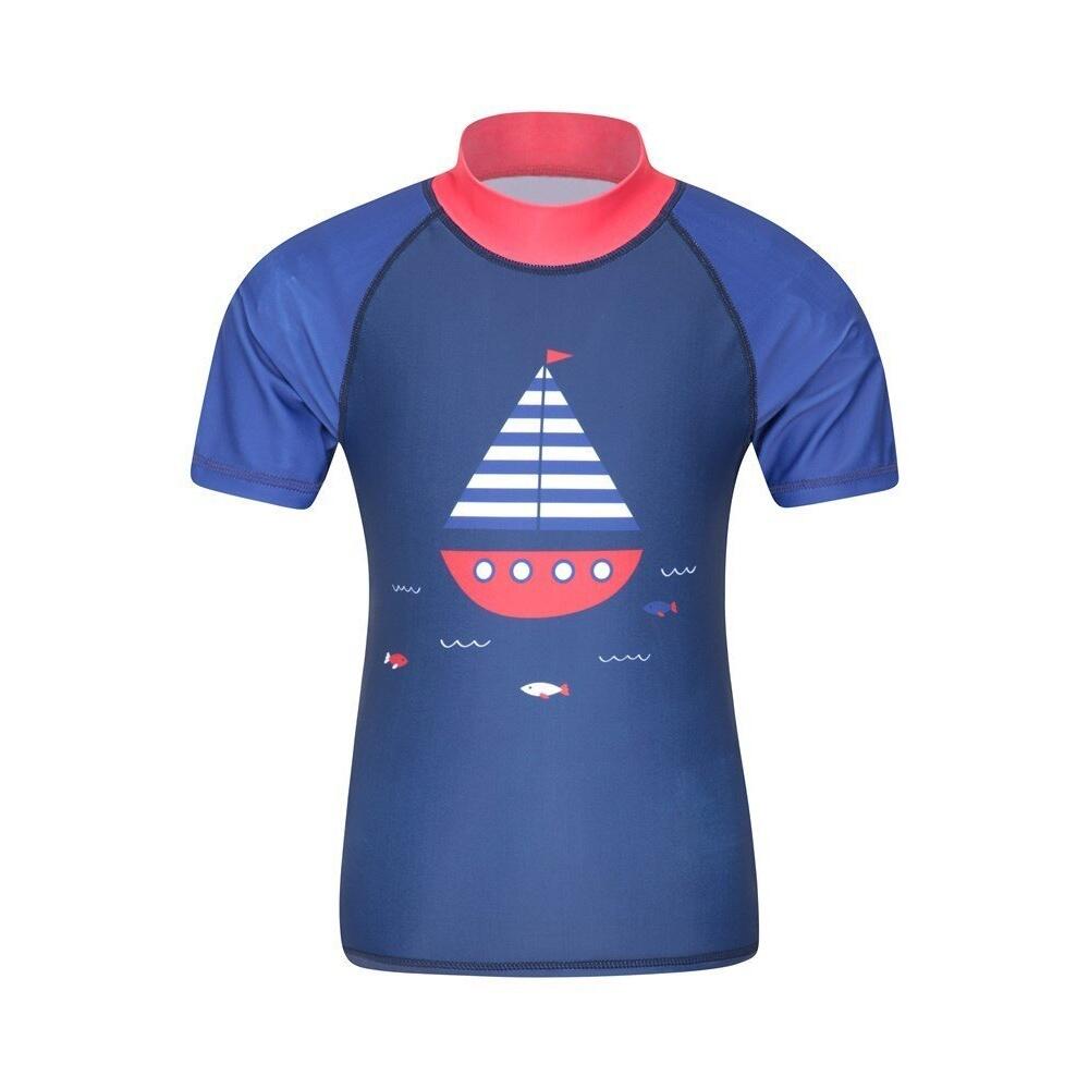 Mountain Warehouse Childrens/Kids Short-Sleeved Rash Guard