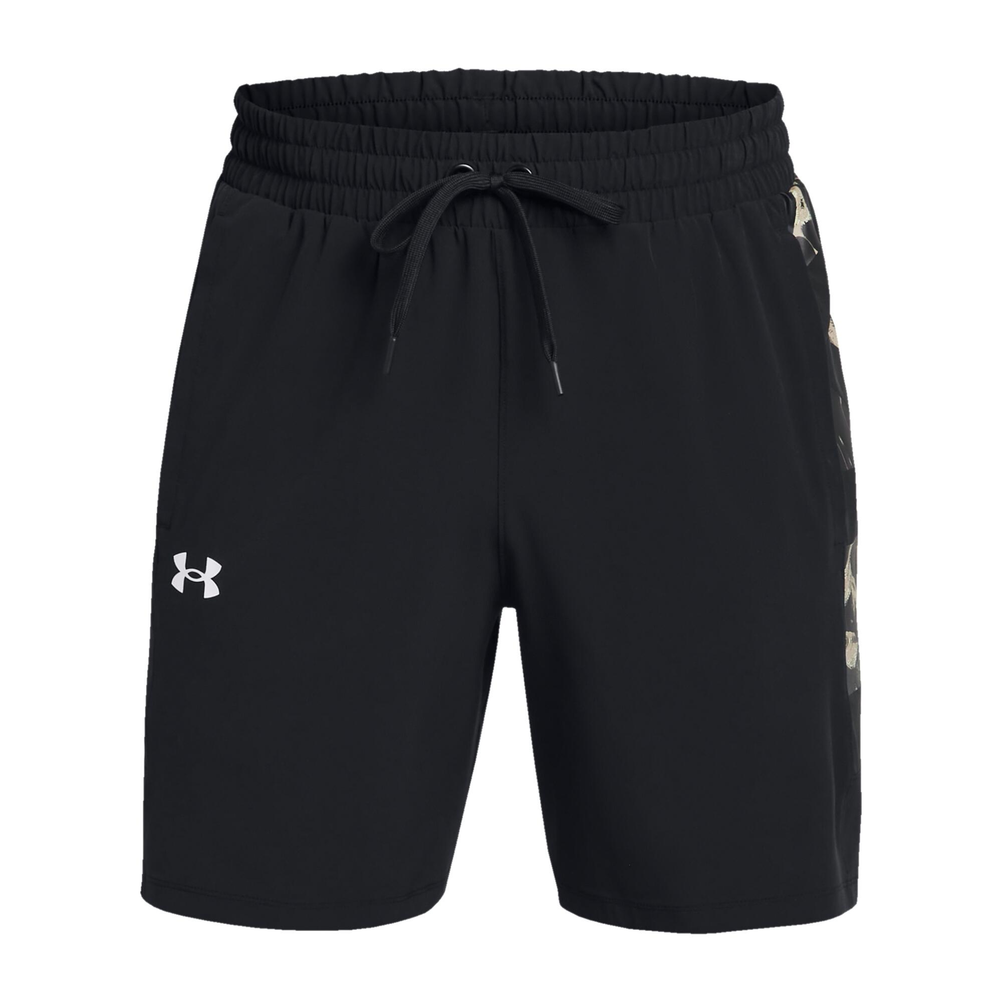 Pantaloni Corti Sportivi da Uomo Puma Ess+ Logo Power Giallo