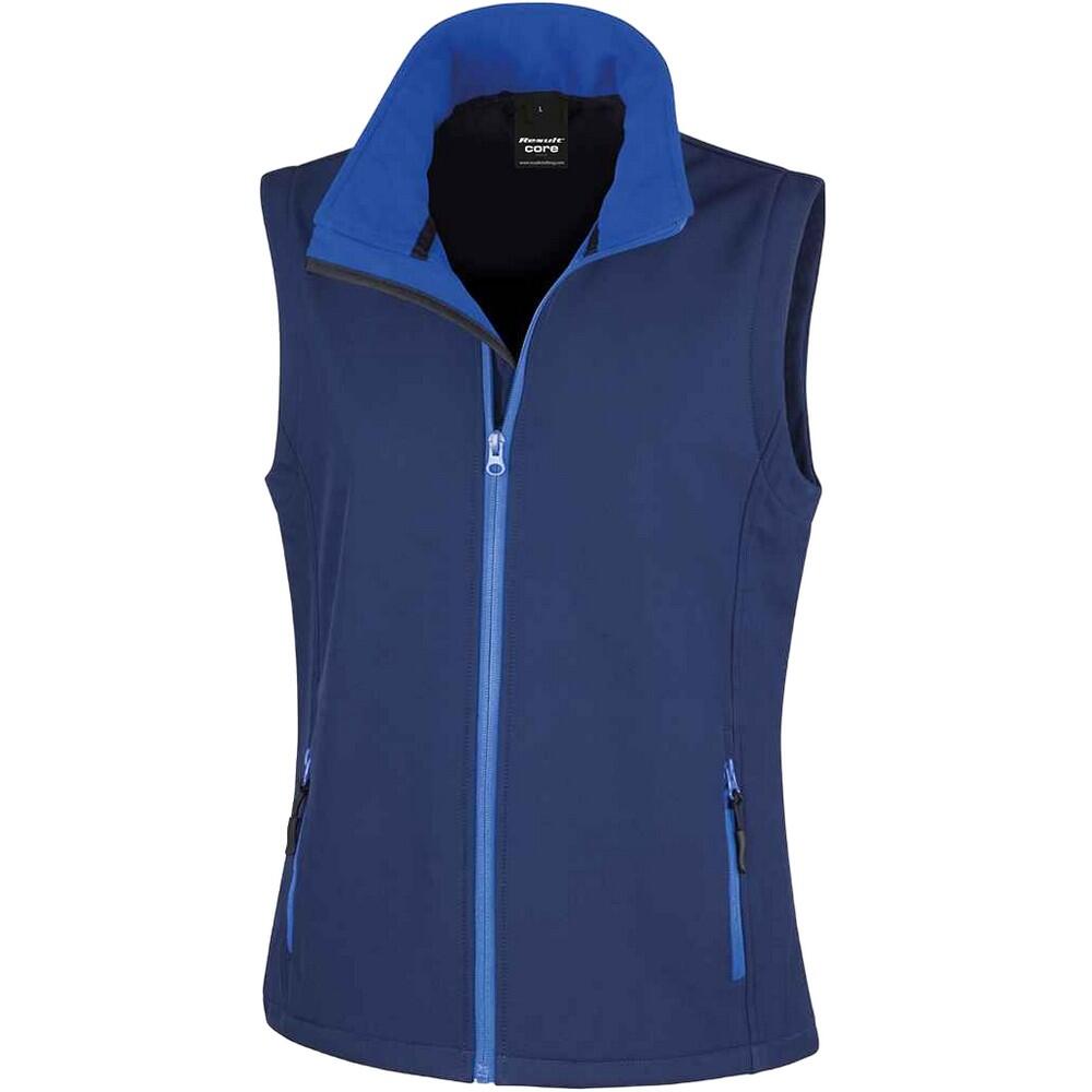 Result Womens/Ladies Core Printable Soft Shell Bodywarmer
