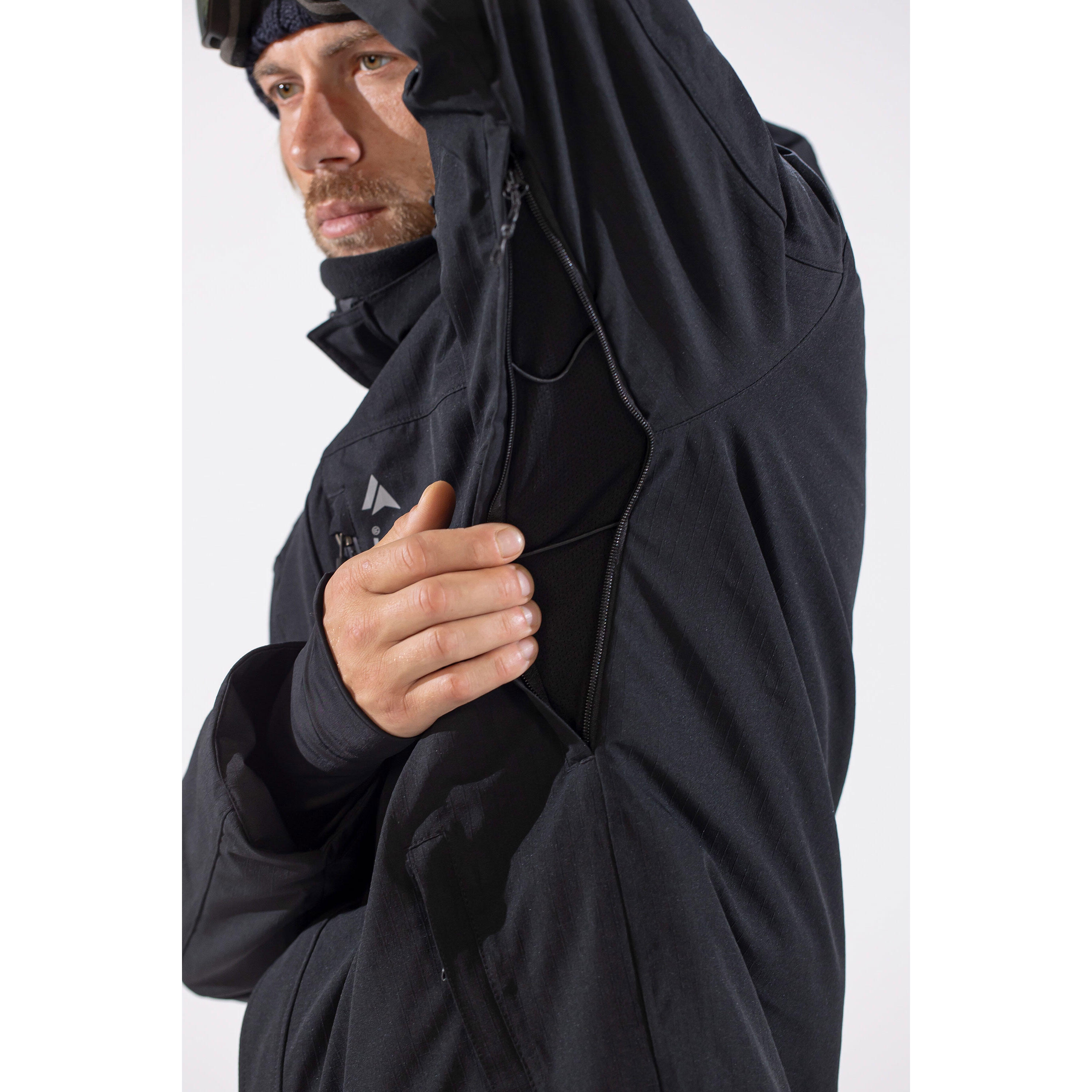 Avalanche  Mens Ski Jacket Black 6/7