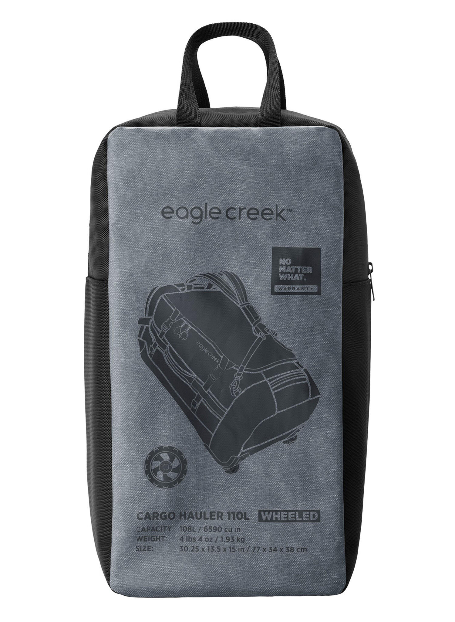 Torba podróżna Eagle Creek Cargo Hauler Wheeled Duffel 110 l - charcoal 6/6